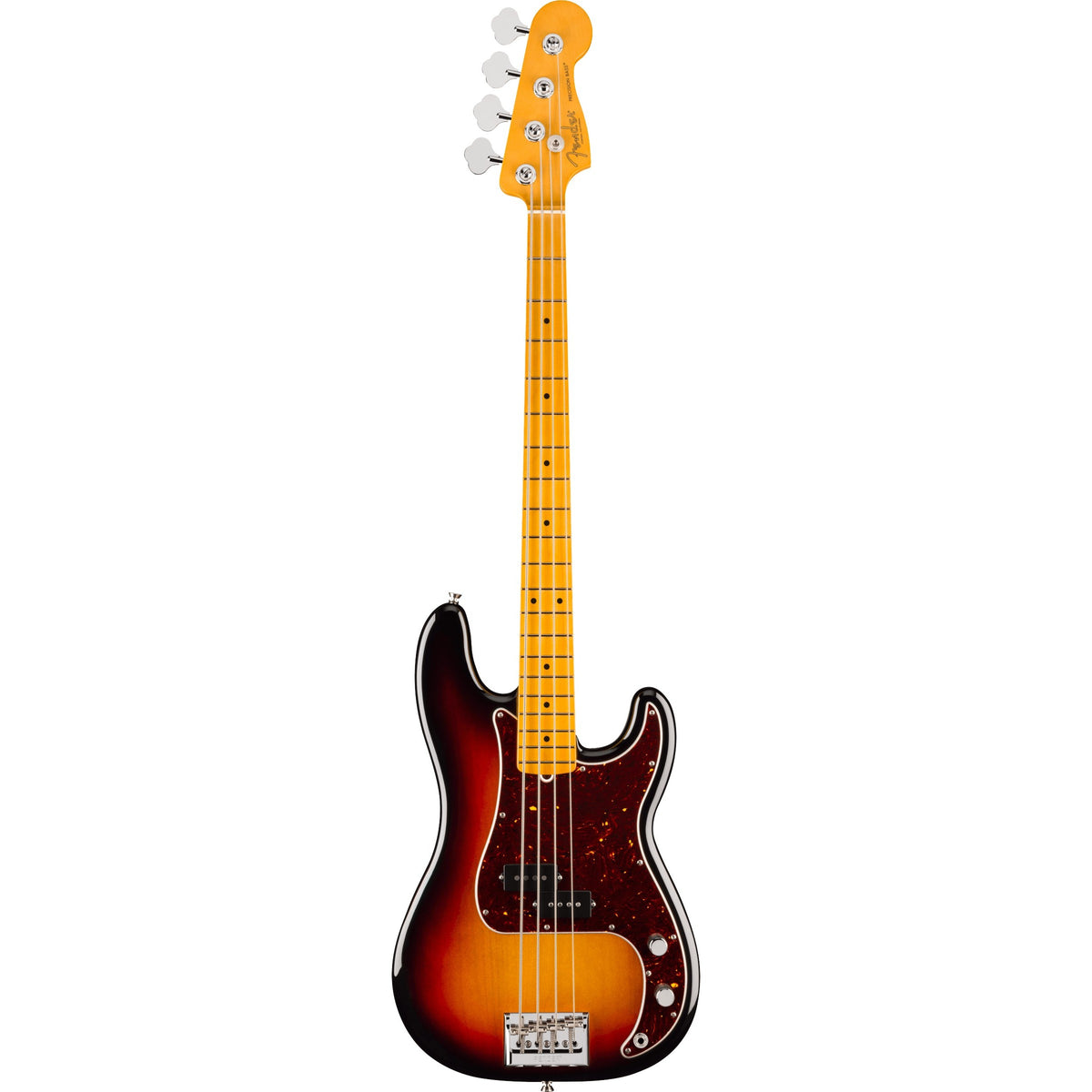 Fender American Professional Precision Electric Bass Guitar, Maple Fingerboard - 3-Color Sunburst