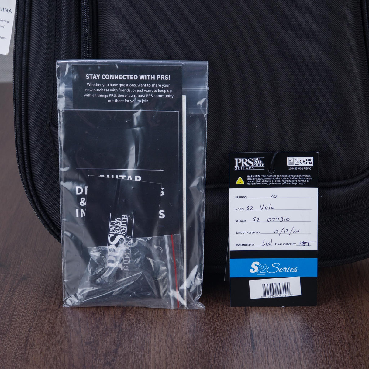 PRS S2 Vela Custom Color Electric Guitar - Space Blue - #24S2079310