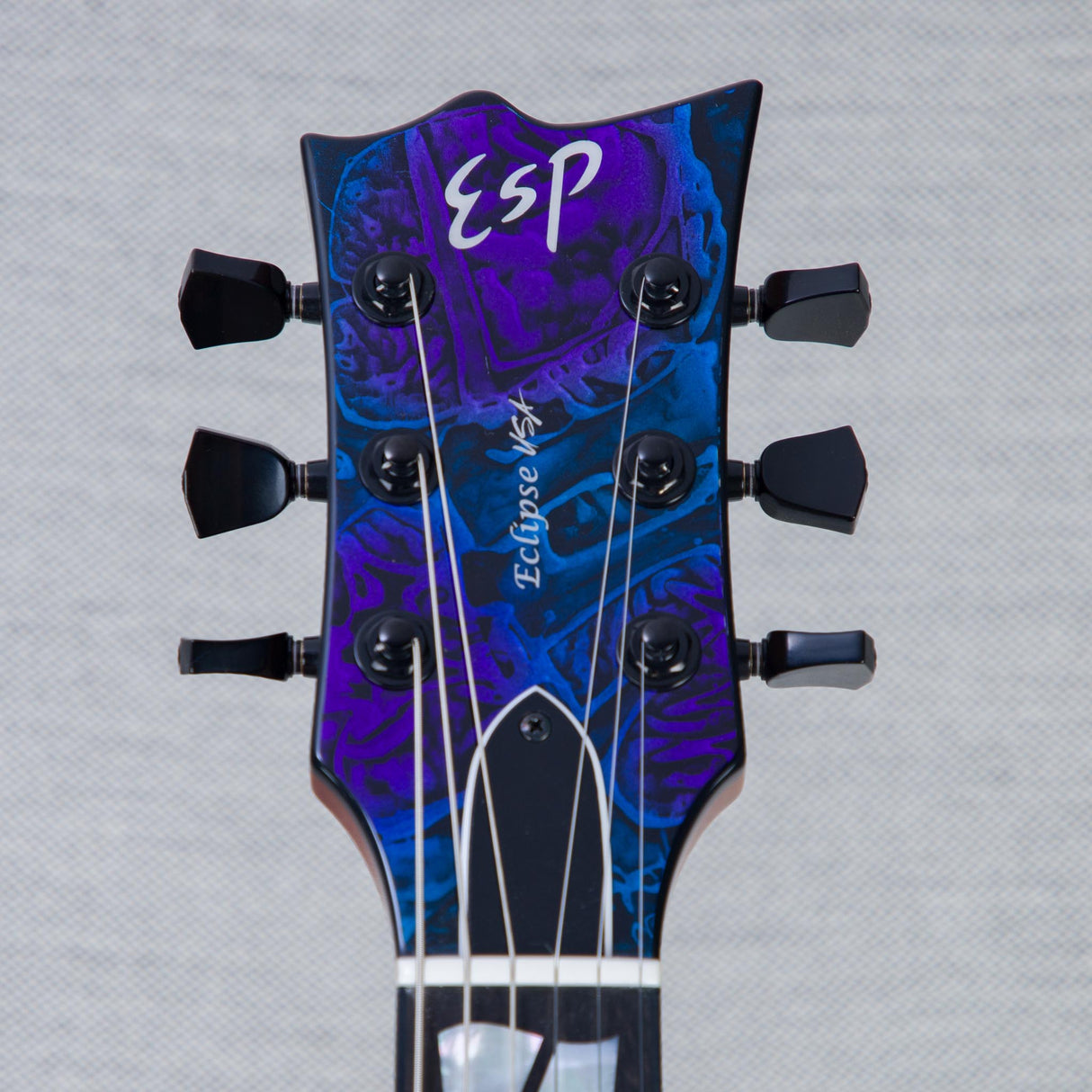 ESP USA Eclipse Electric Guitar - Ghost Flame - #US25207