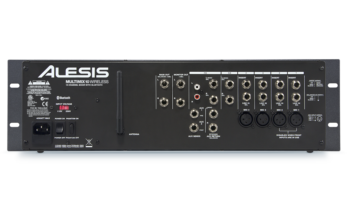 Alesis MultiMix 10 Wireless Rackmount Mixer