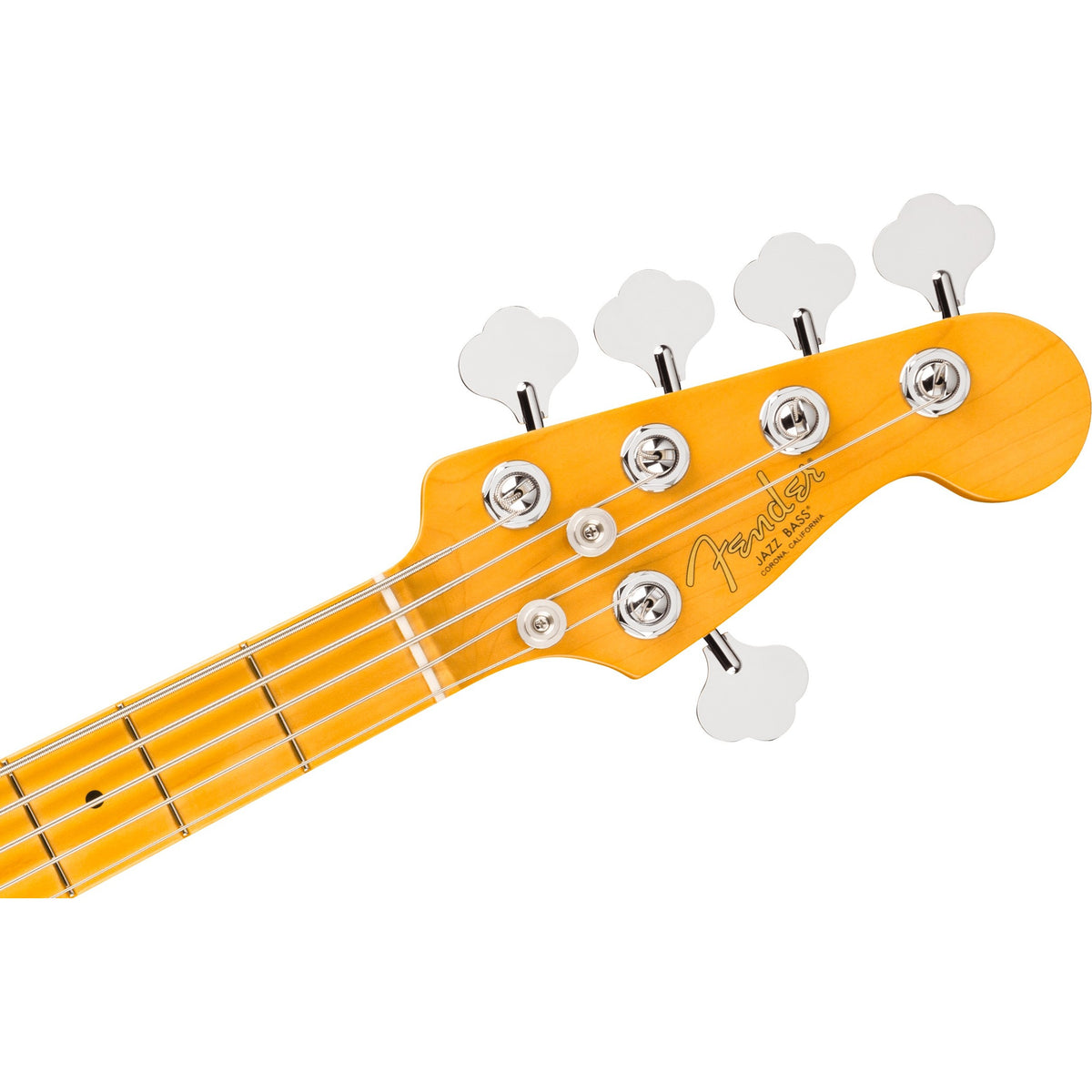 Fender American Professional Jazz V 5-String Electric Bass Guitar, Maple Fingerboard - Oxblood