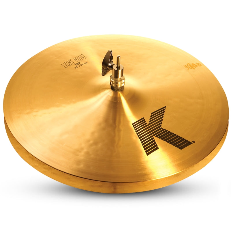 Zildjian 15-Inch K Light Hi-Hat Cymbal - Bottom