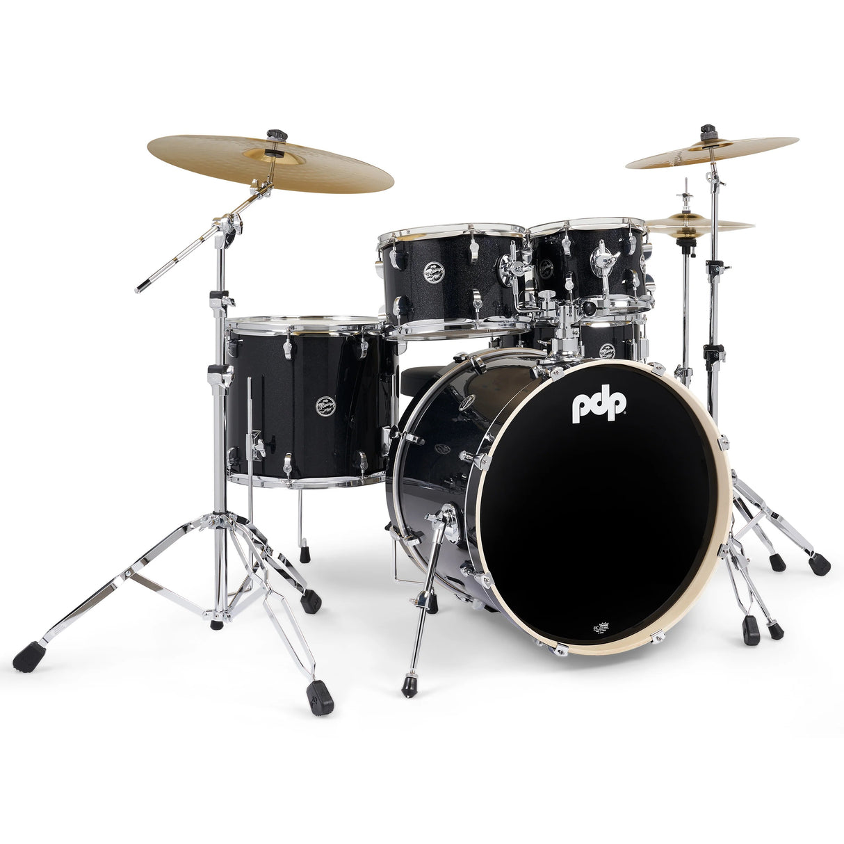 PDP Mainstage 5-Piece Drum Set - Black Sparkle