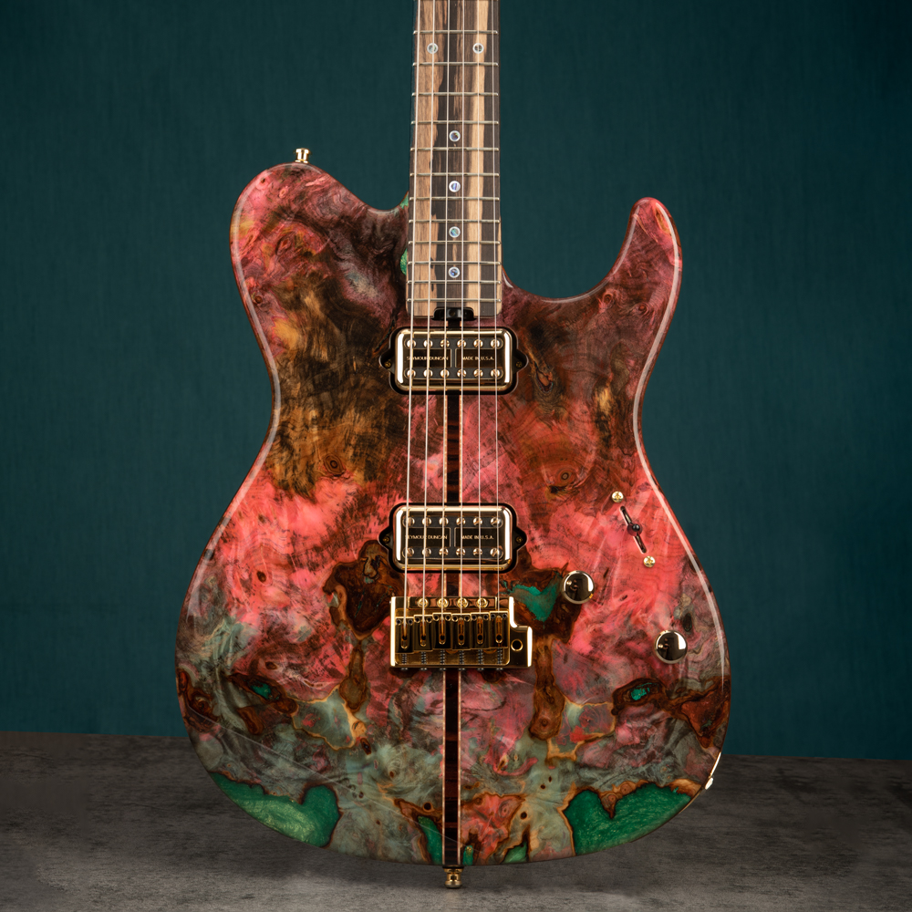 ESP Exhibition Limited Throbber CTM FL Electric Guitar - Natural Amorous Brown - New