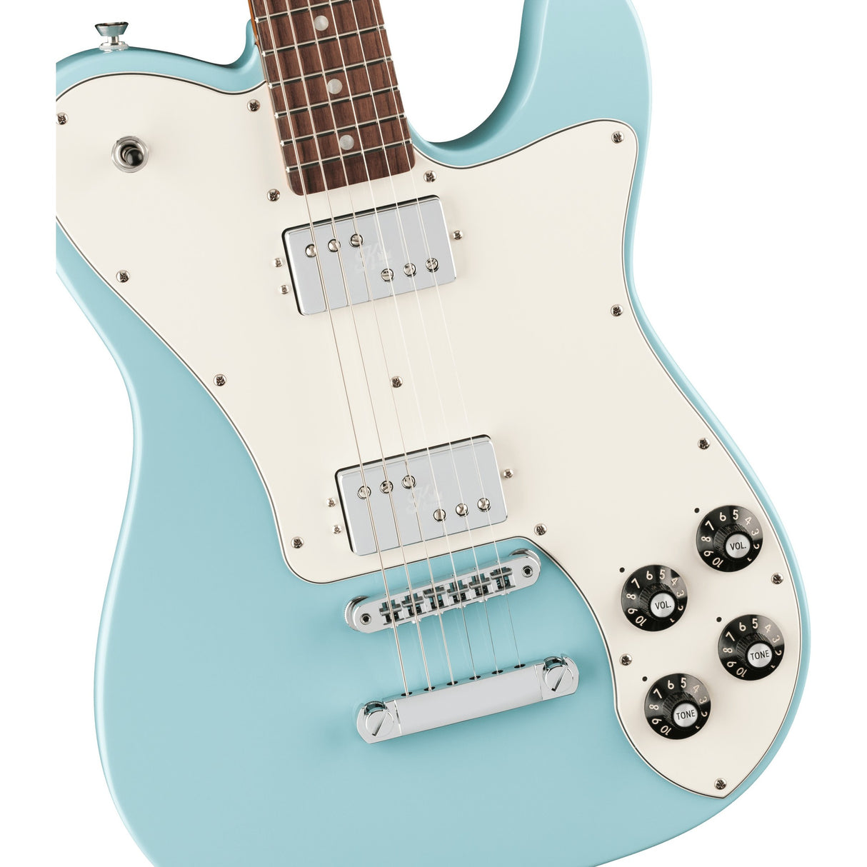 Fender Kingfish Delta Day Telecaster Deluxe Signature Electric Guitar - Daphne Blue