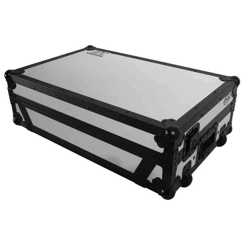 ProX XS-DDJFLX10WLT-WH Flight Style Road Case with Laptop Shelf for Pioneer DDJ-FLX10