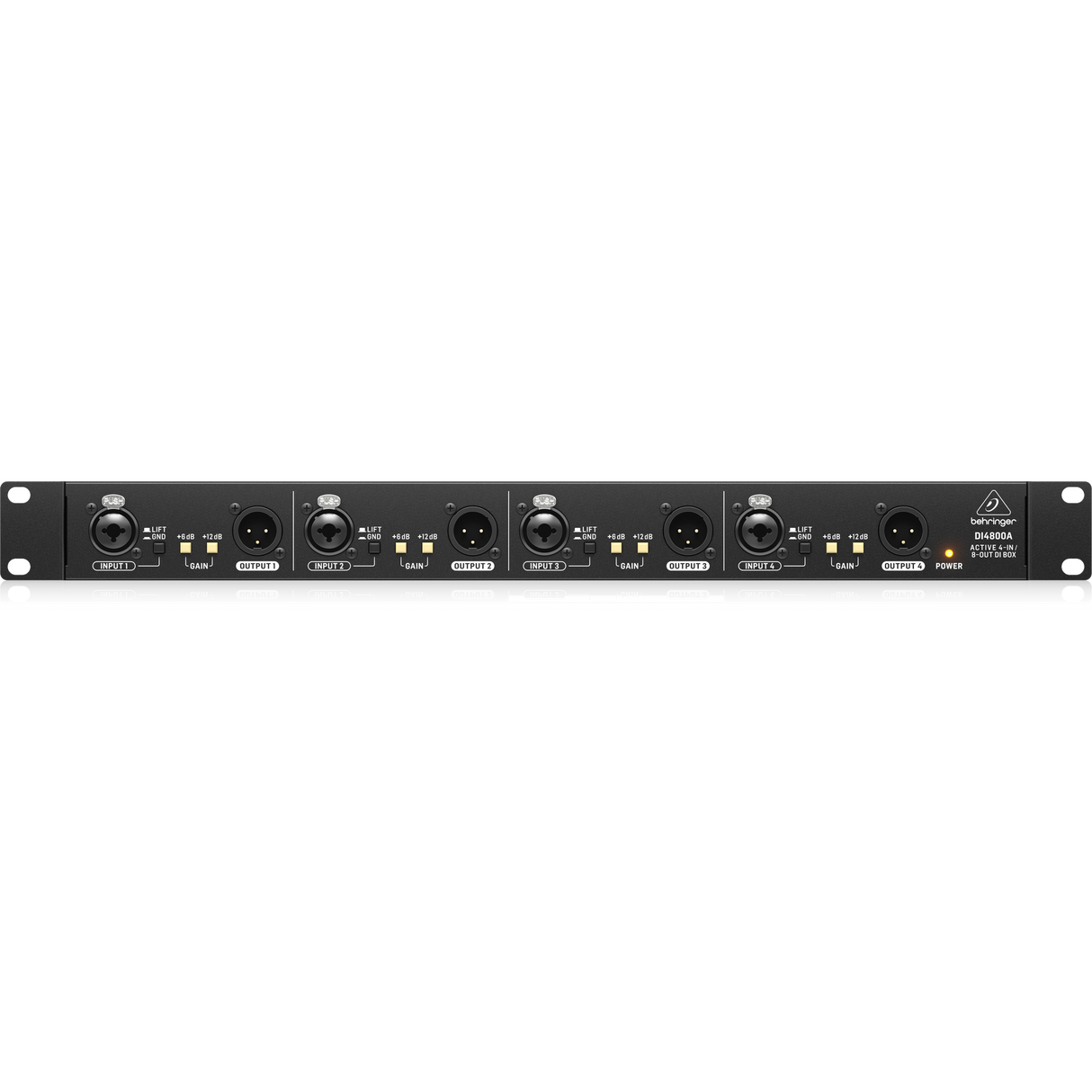 Behringer ULTRA-DI PRO DI4800A Professional 4-Channel Active DI-Box