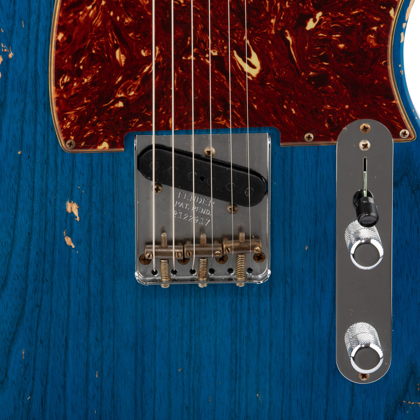 Fender Custom Shop 1952 Telecaster Heavy Relic - Sapphire Blue Transparent - CHUCKSCLUSIVE - #R122917