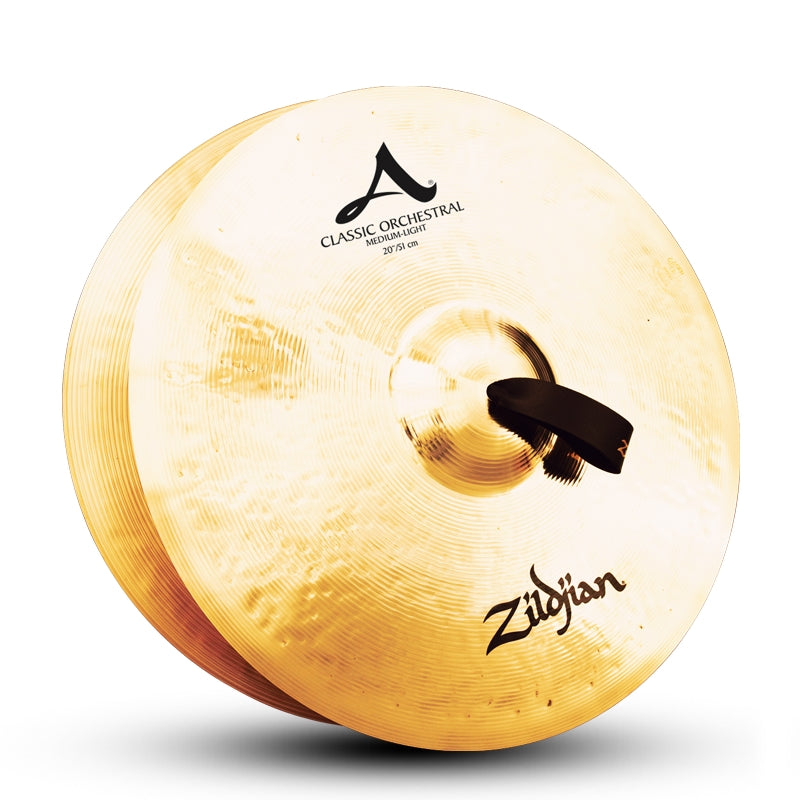 Zildjian 20-Inch A Classic Orchestral Selection Medium Light Cymbals - Pair