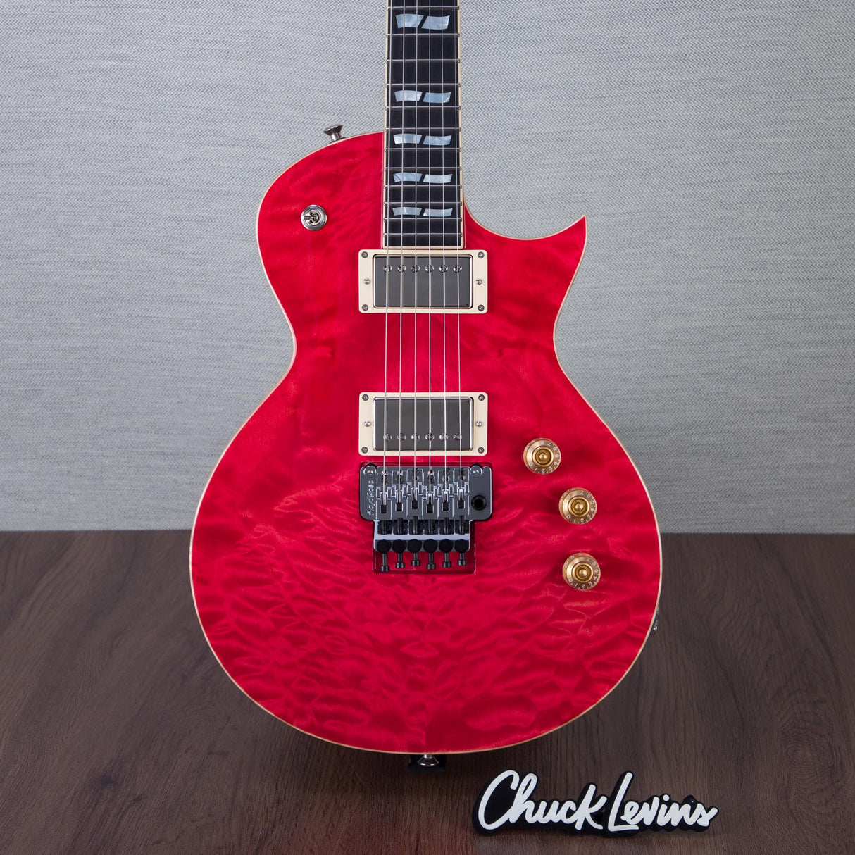 ESP USA Eclipse FR Electric Guitar - Raspberry - #US24795