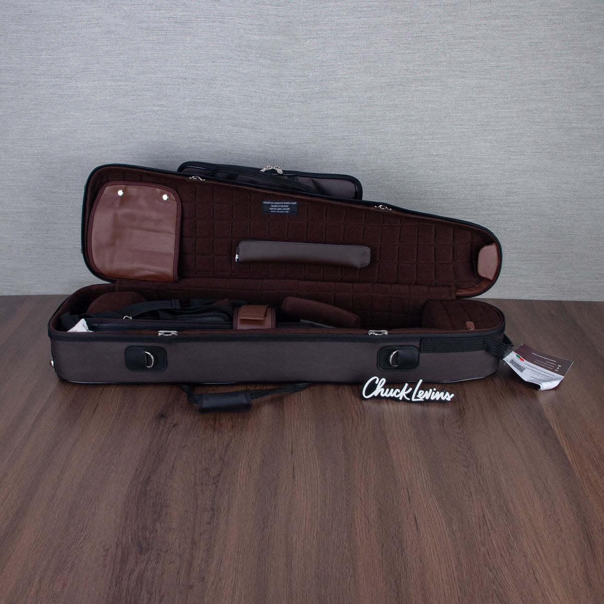 Marcus Bonna Tenor Trombone Case with Detachable Bell - Dark Brown