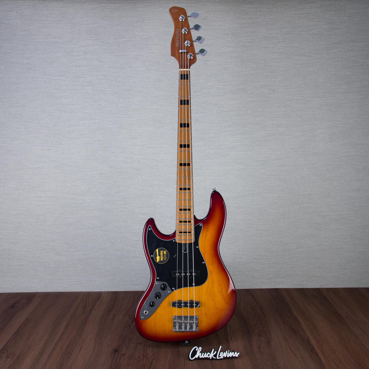 Sire V5 Alder-4 Left-Handed Bass Guitar - Tobacco Sunburst - New