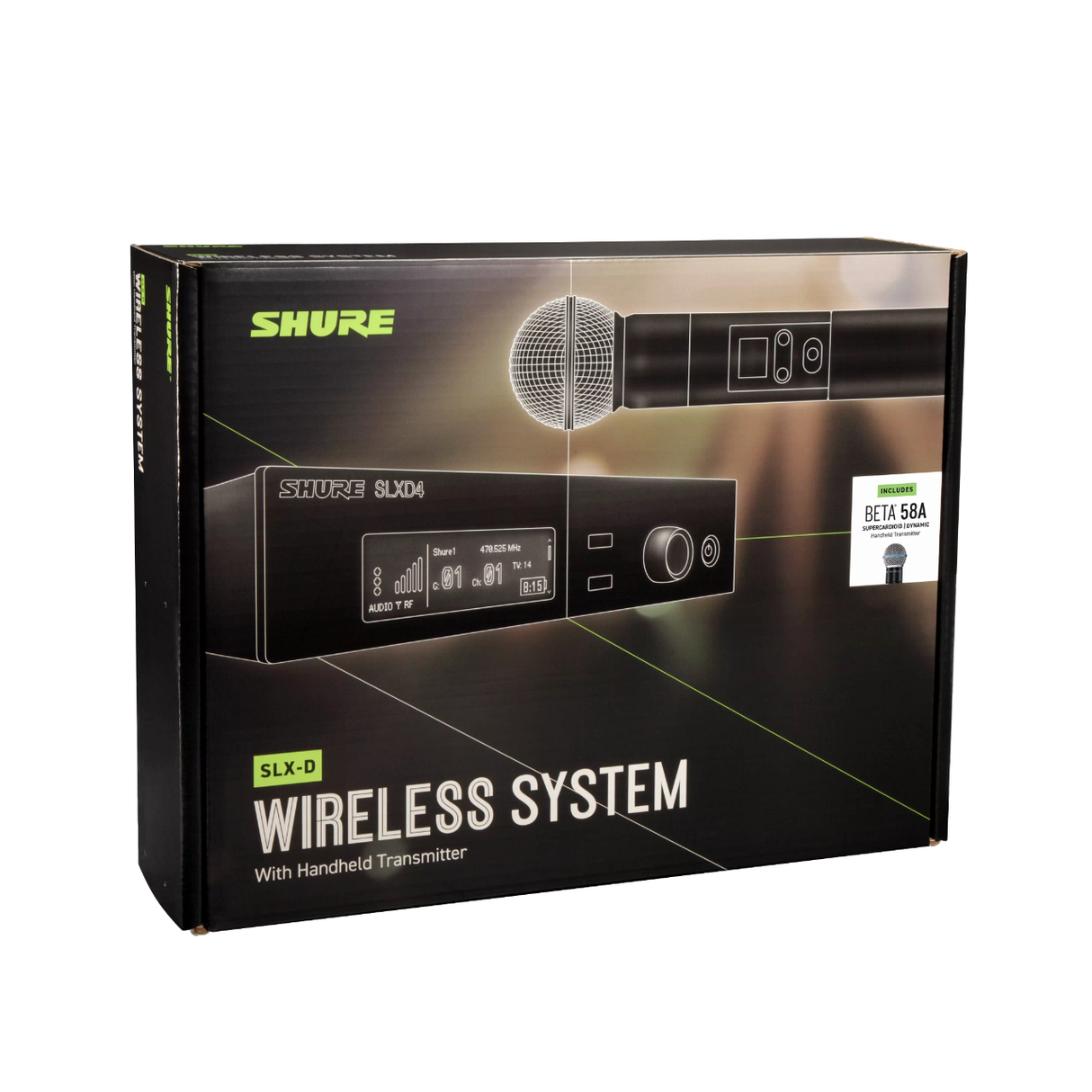 Shure SLXD24/B58 Wireless Microphone System - G58 Band - New