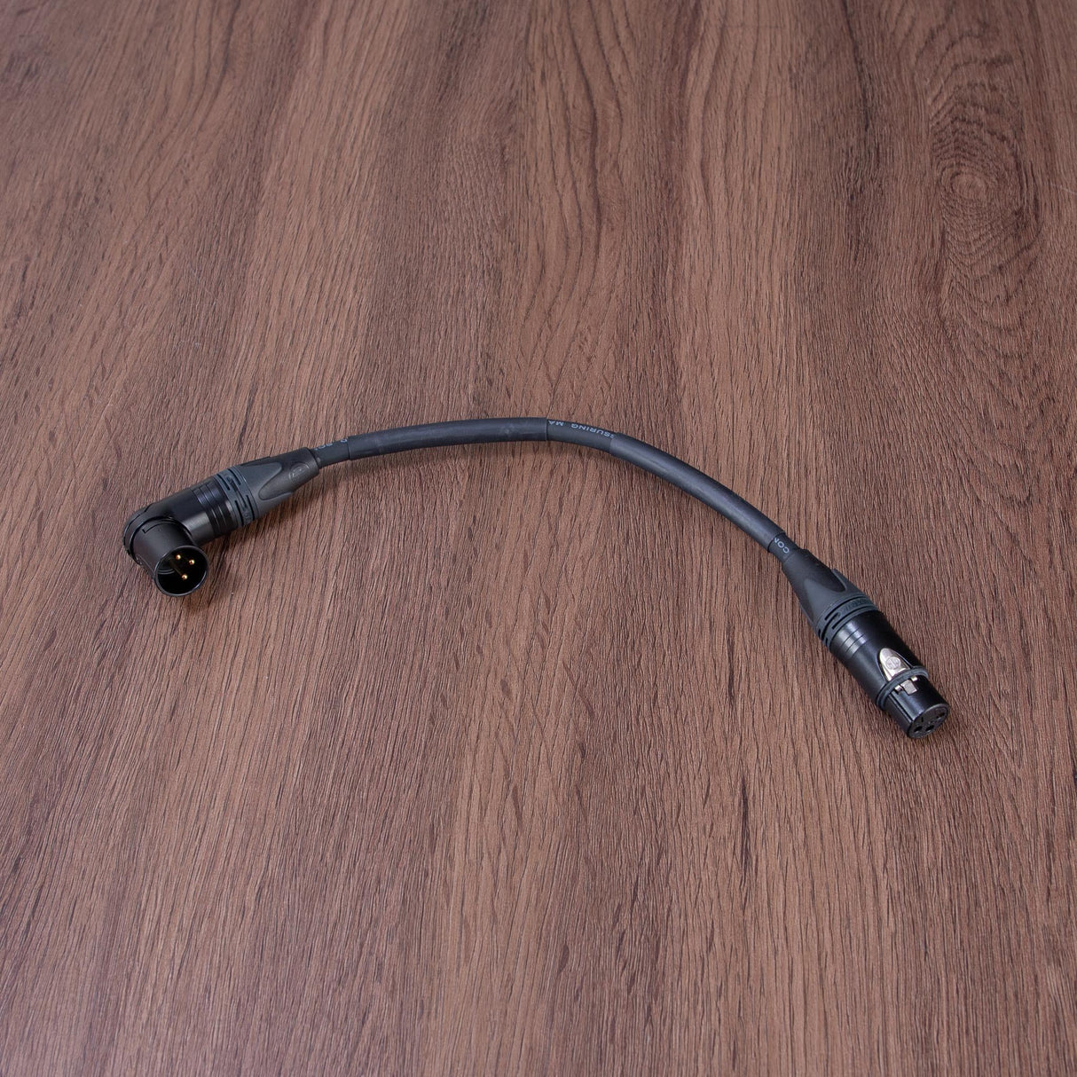 Chuck Levins LGXR-01-WM 1-Foot LGX Cable - Right Angle Male XLR