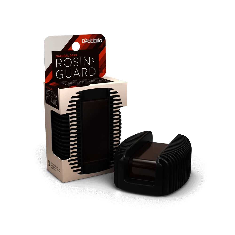D'Addario DRGBK-VR300 Rosin Guard Black with Dark Rosin