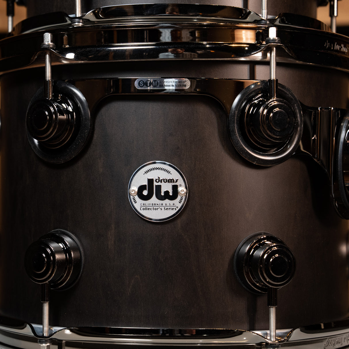 DW Collector's 4-Piece PurpleCore Purpleheart Wood Core Shell Pack - Black