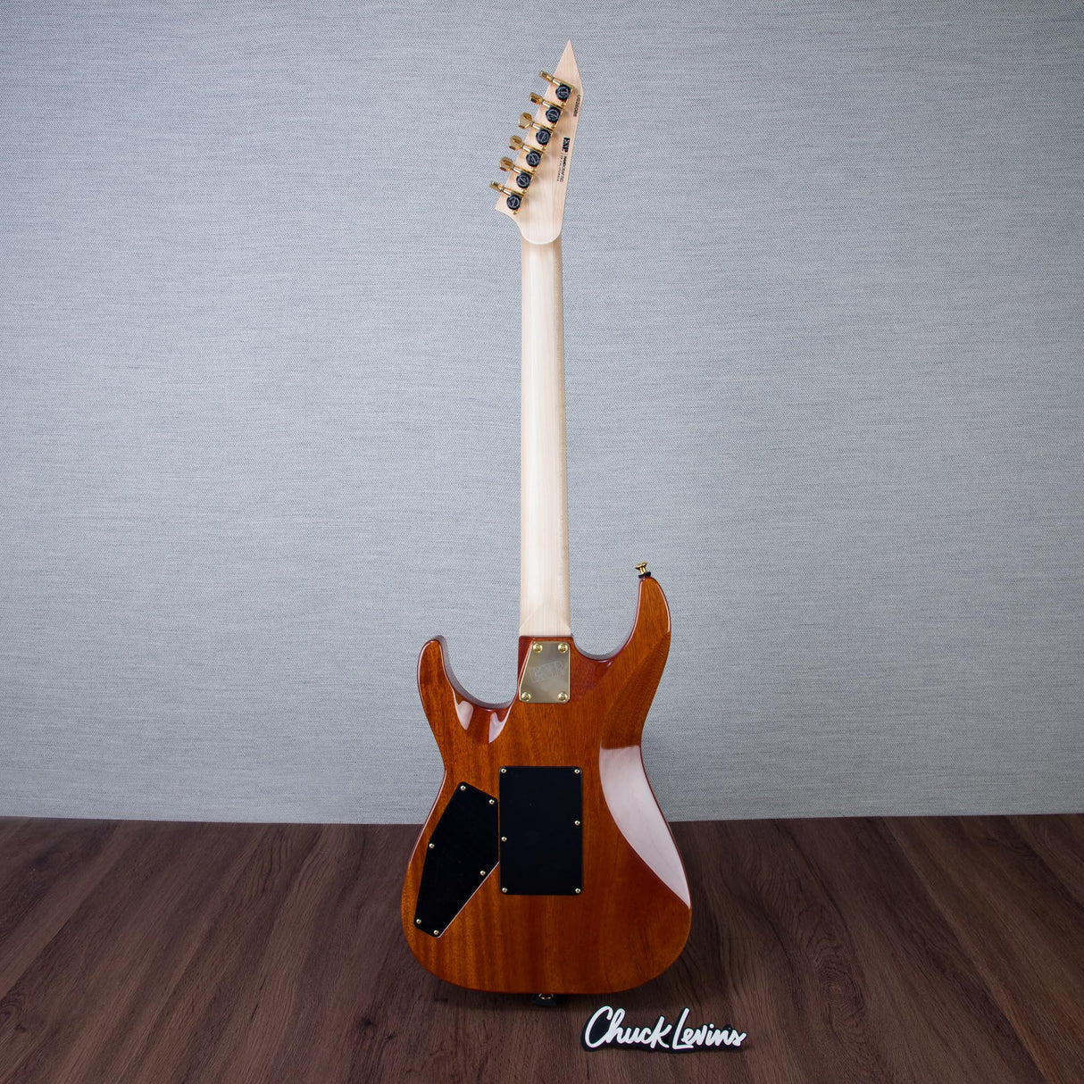 ESP USA M-II DX FR Electric Guitar - Tiger Eye Sunburst - #US26088