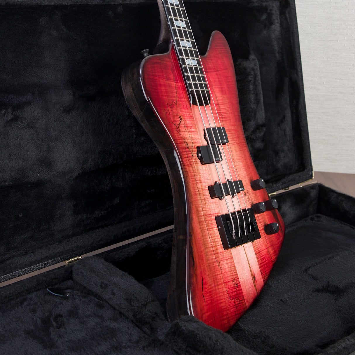 Spector USA Custom NS-2X Bass Guitar - Fire Blackburst - #033