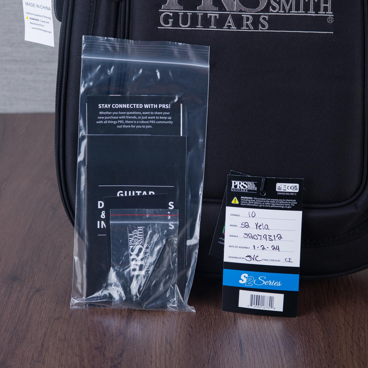 PRS S2 Vela Custom Color Electric Guitar - Frost Green - #S2079312