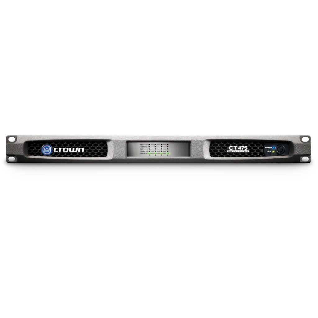 Crown Audio CT475 Comtech Drivecore 4 x 75W Install Amplifier