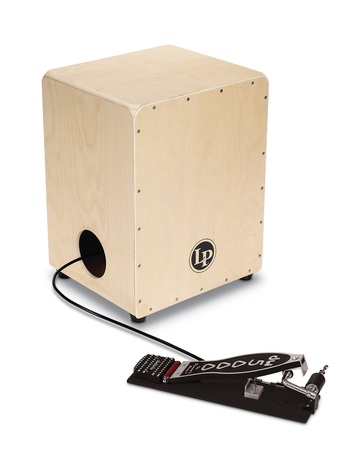 LP LP1400NWP 2-Sided Cajon W/ DW Cajon Pedal