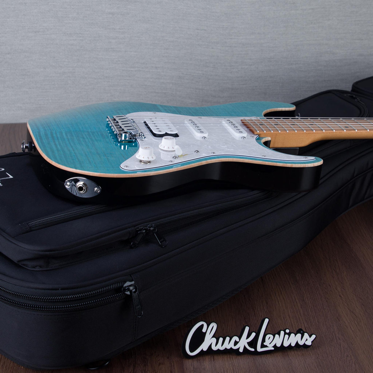 Suhr Standard Plus Electric Guitar, Roasted Maple Fingerboard - Bahama Blue - #88412