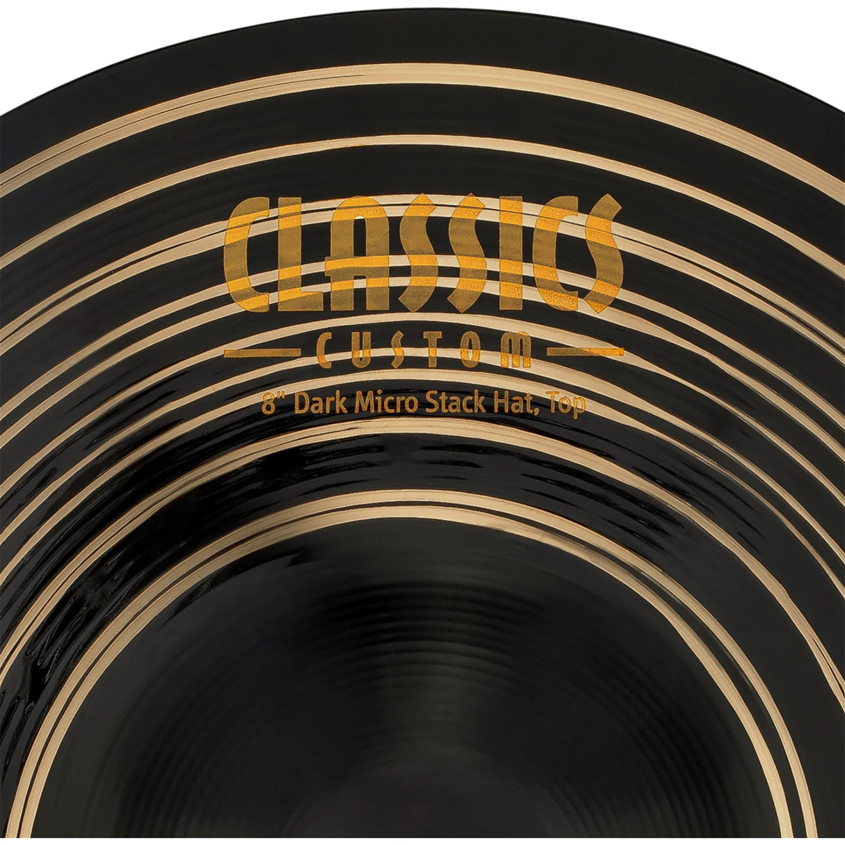 Meinl 8-Inch Classics Custom Dark Micro Stack Mini Hi-Hat Cymbals