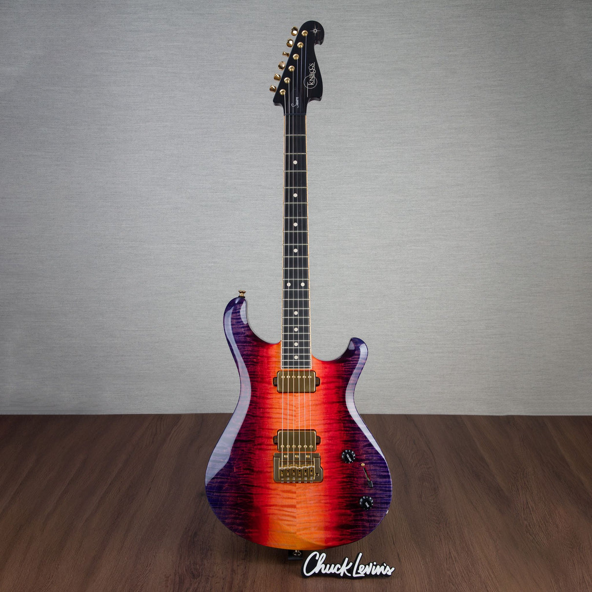 Knaggs Chesapeake Severn T1 Top Electric Guitar - Fire and Ice - #1290