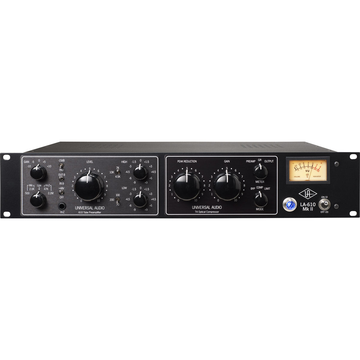 Universal Audio LA-610 MkII Classic Tube Recording Channel Strip - Mint, Open Box