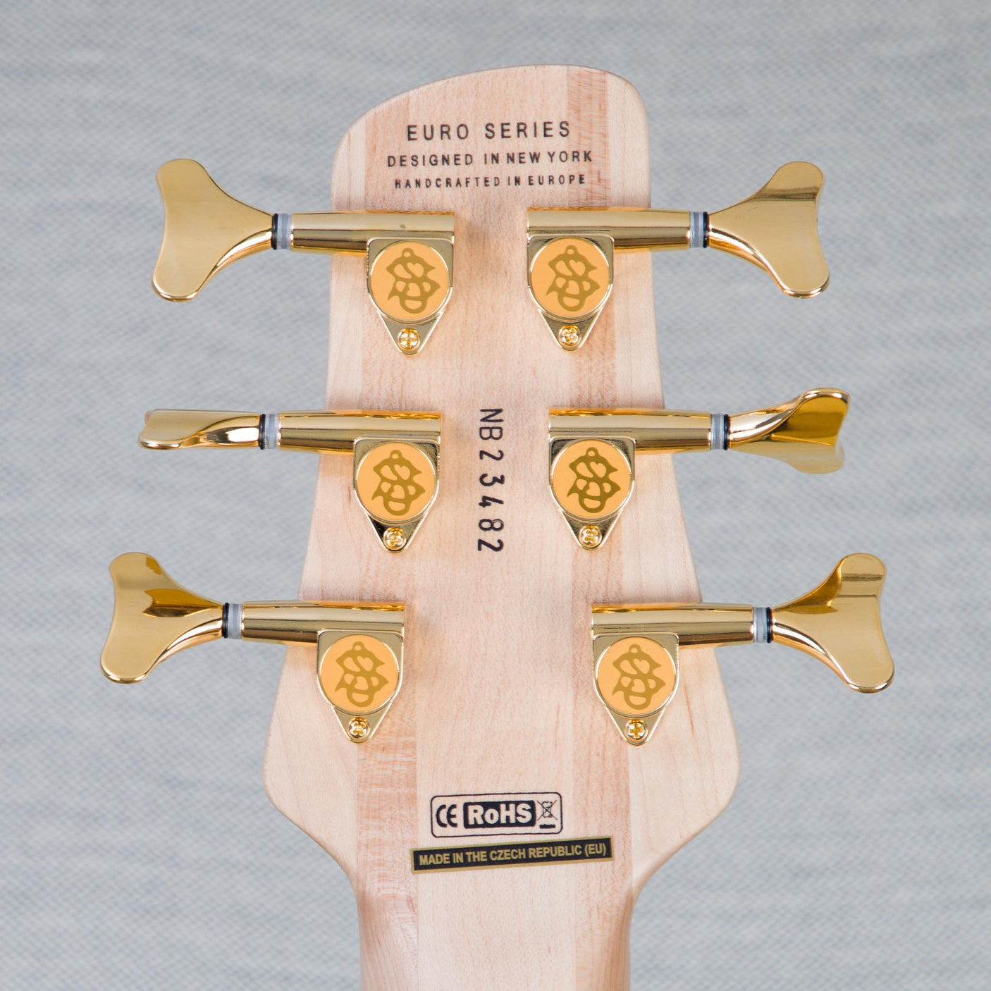 Spector Euro 6 LT Solid Korina Wings 6-String Electric Bass Guitar - Natural Satin - CHUCKSCLUSIVE - #NB23482