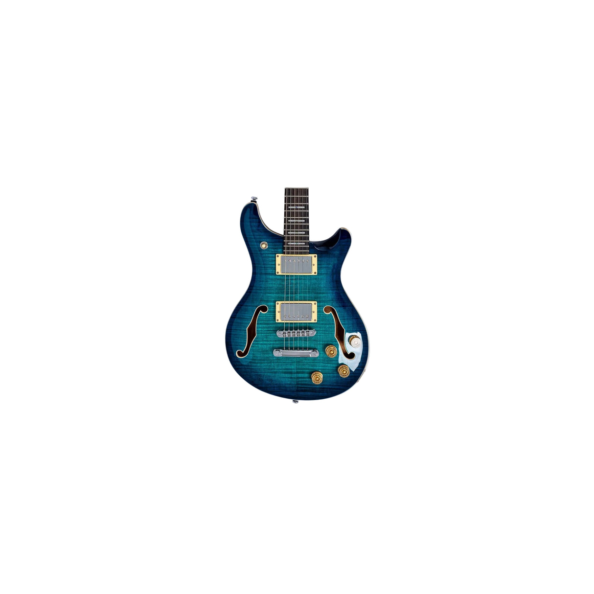 Sire Larry Carlton Q7 Hollowbody Electric Guitar - Transparent Blue