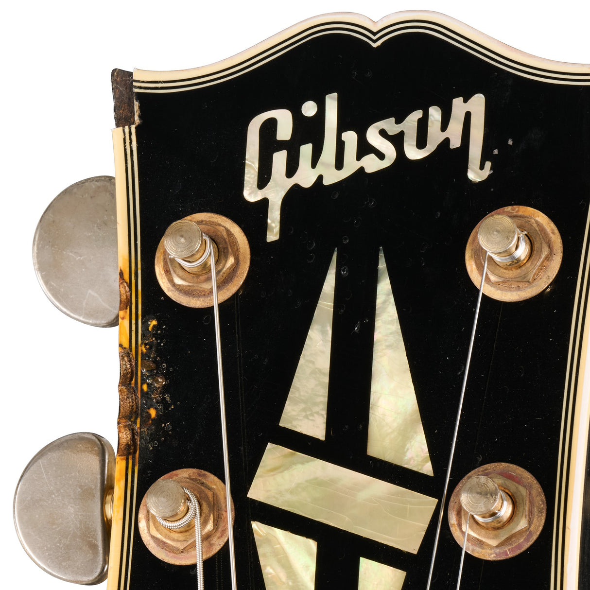 Gibson Custom Shop Murphy Lab Eric Clapton 1958 Les Paul Custom Electric Guitar - Ebony - #EC 132