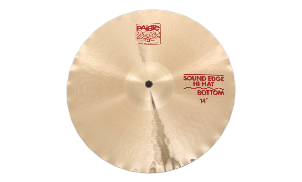 Paiste 14" 2002 Sound Edge Hi-Hat Bottom Cymbal