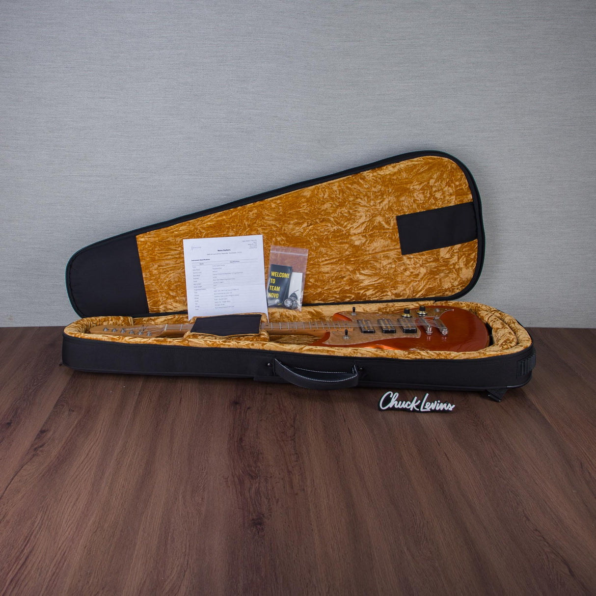 Novo Guitars Limited Edition Serus P2 Electric Guitar - Candy Apple Orange - #251216