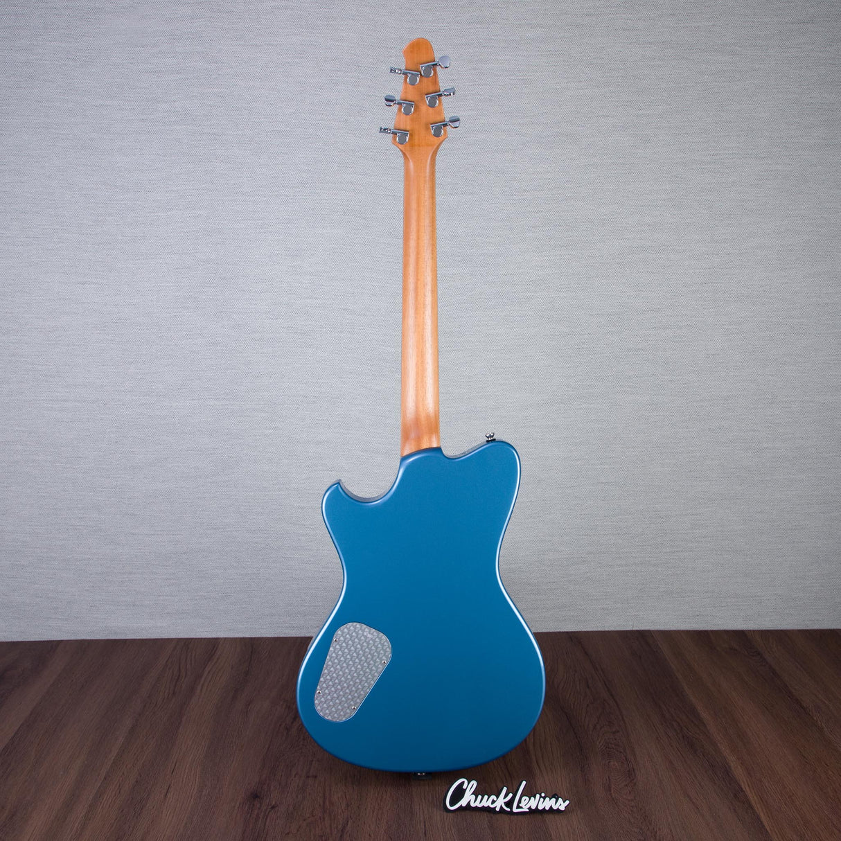 Powers Electric A-Type Electric Guitar - Pelham Blue - #B246
