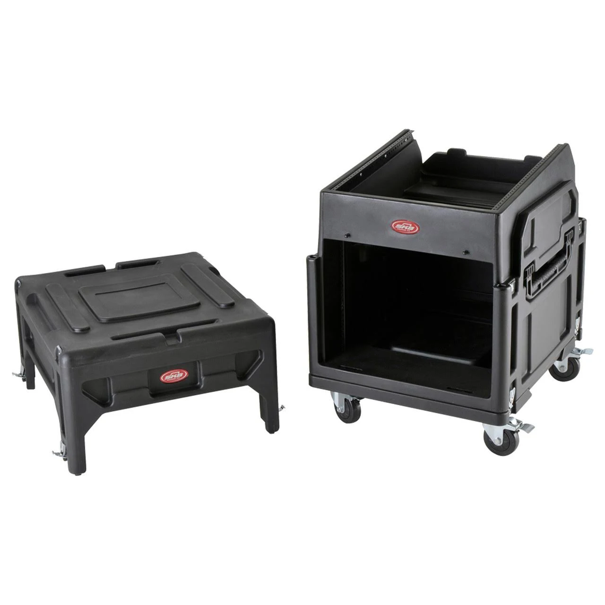 SKB 1SKB19-R1208 12U Top 8U Bottom Gig Rig Mixer Rack Case