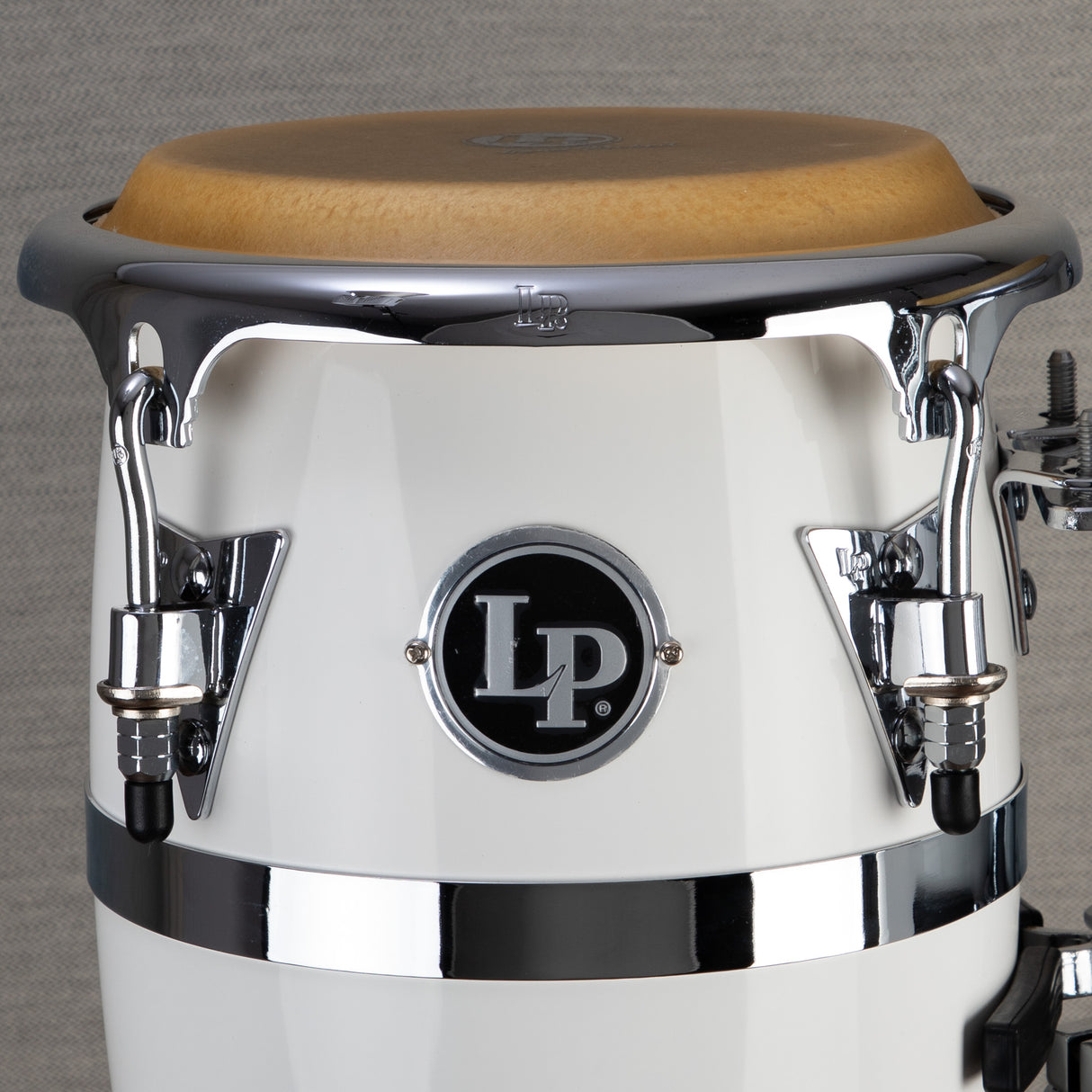 LP JRX1WH Jr Fiberglass Conga Set with Stand - White - Preorder