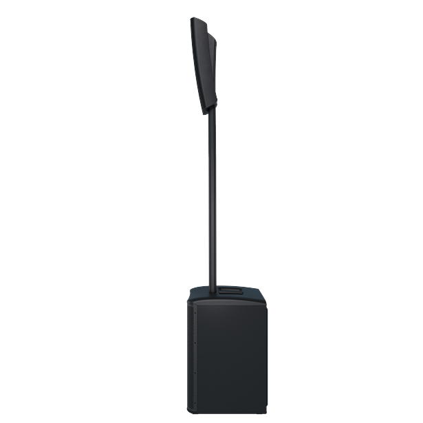 QSC KC12-BK 3000-Watts Active 3-Way Column Loudspeaker System - Black - Mint, Open Box