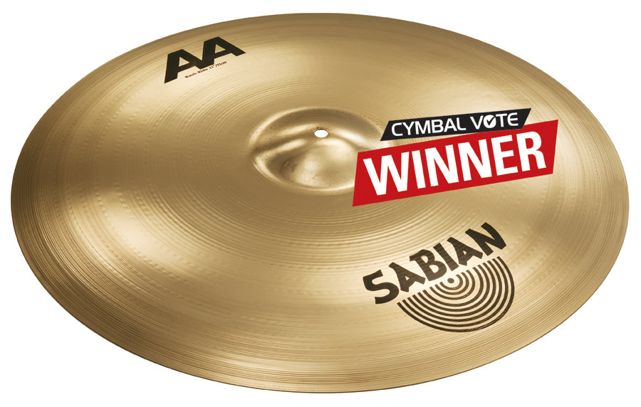 Sabian 21" AA Bash Ride Cymbal Brilliant Finish