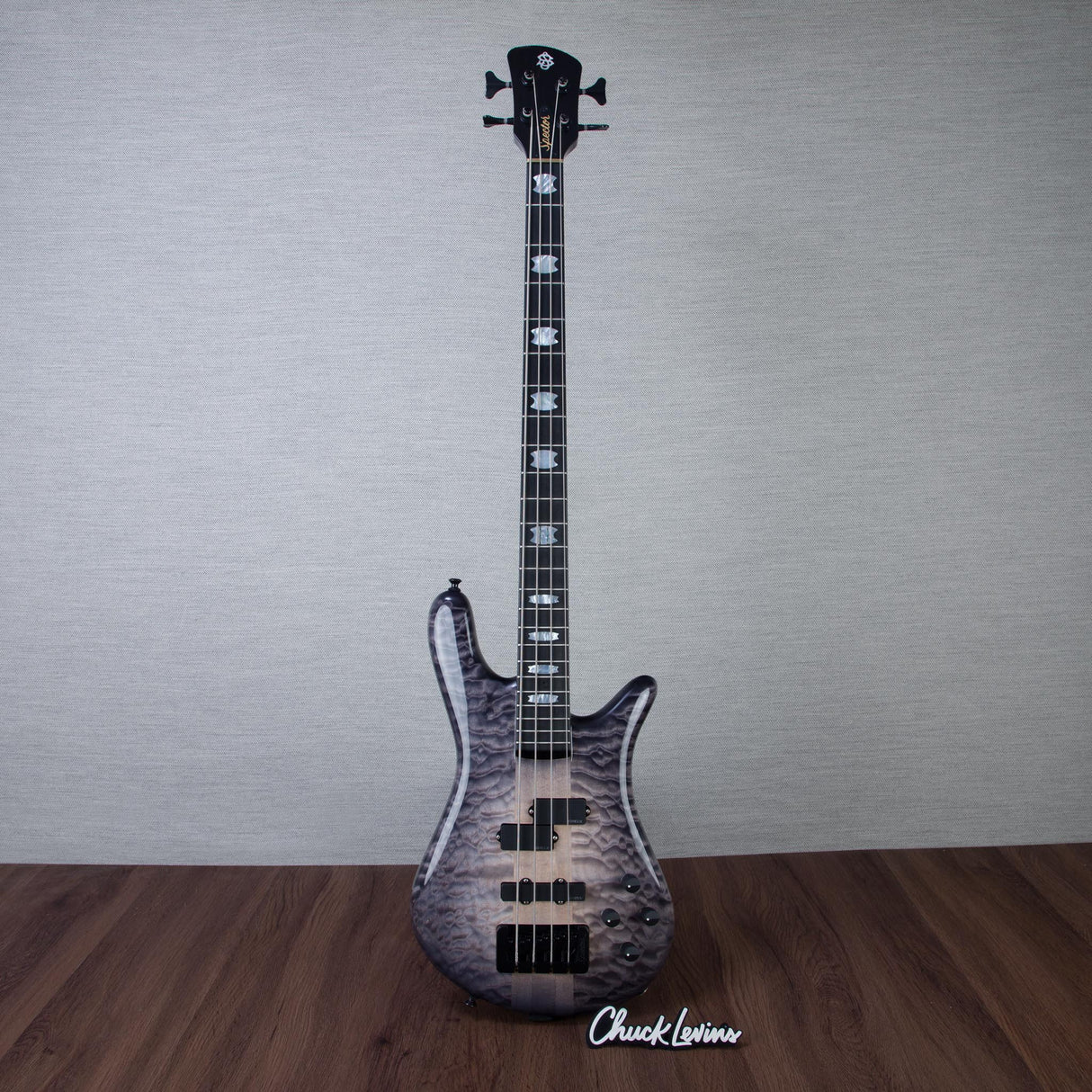 Spector USA Custom NS-2 Electric Bass Guitar - Roswell Grey - CHUCKSLUSIVE - #2228