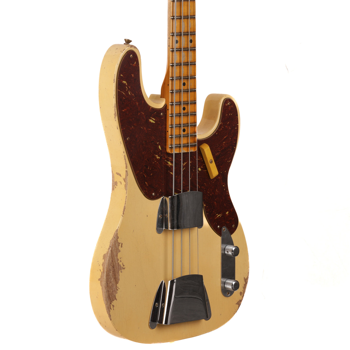 Fender Custom Shop 1951 Precision Bass Heavy Relic - Aged Vintage White - CHUCKSCLUSIVE - #XN3724