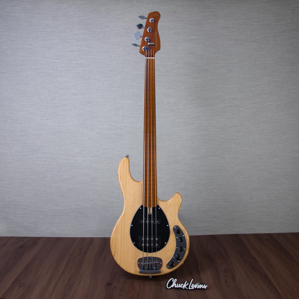 Sire Marcus Miller Z7 4-String Fretless Bass Guitar, Roasted Hard Maple Fingerboard - Natural