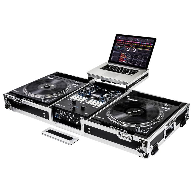 Odyssey Low Profile Rane Twelve and Rane Seventy / Seventy-Two Coffin Flight Case with Glide Platform - New