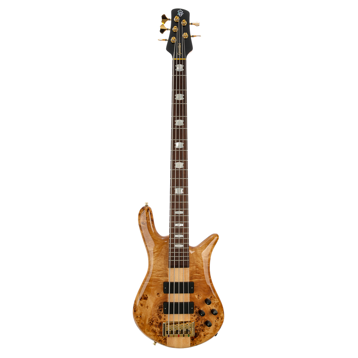 Spector Euro 5 LX 5-String Bass, Custom Bartolini Pickups - Poplar Burl Gloss