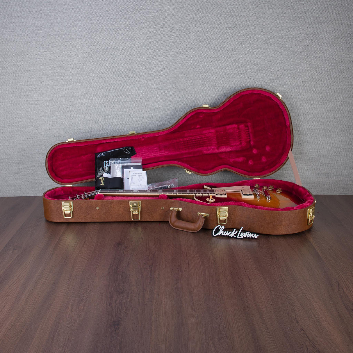 Gibson Les Paul Standard 50s Double Trouble Electric Guitar - Vintage Bourbon Burst - #218450164
