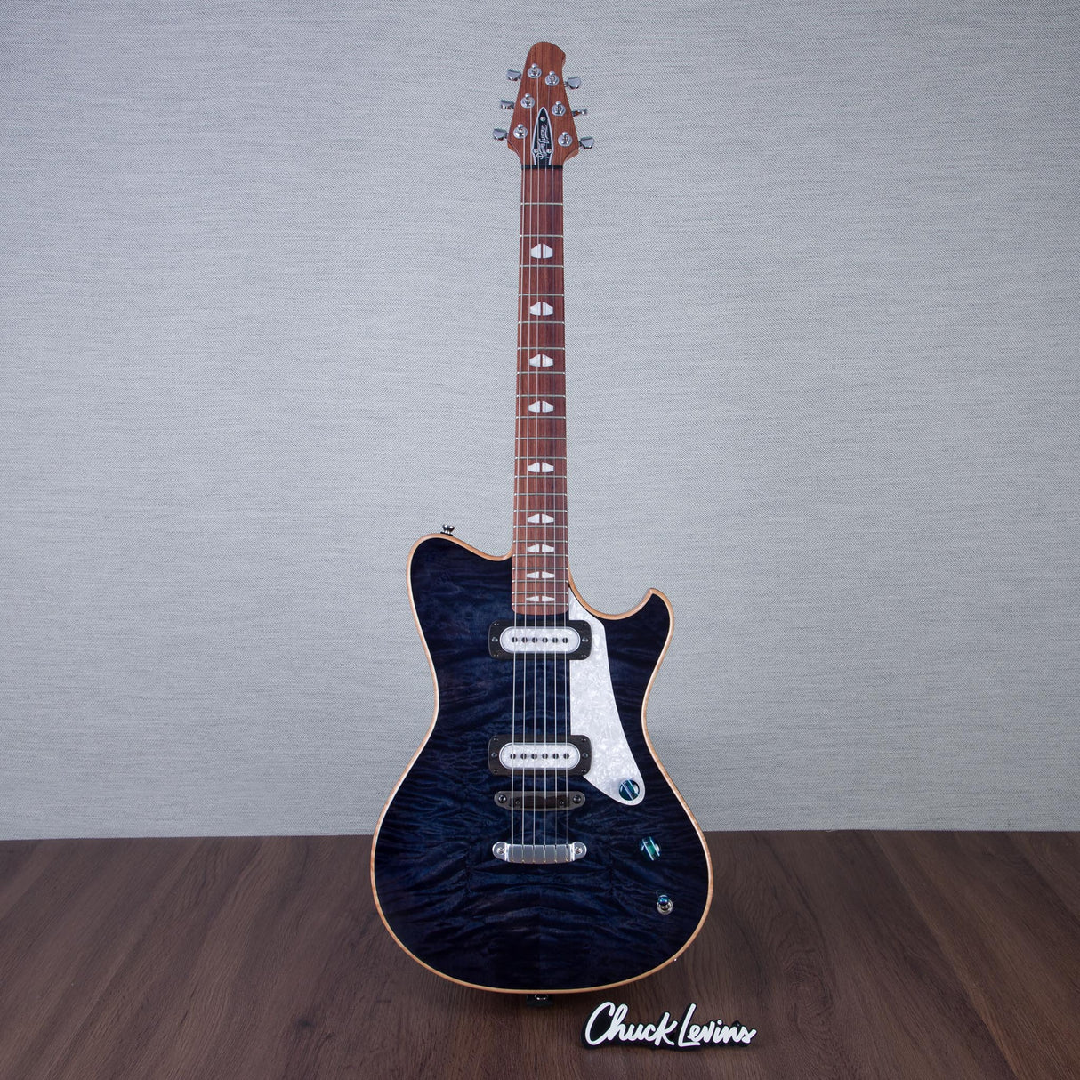 Powers Electric A-Type HardTail Electric Guitar - Twilight Blue - #B113