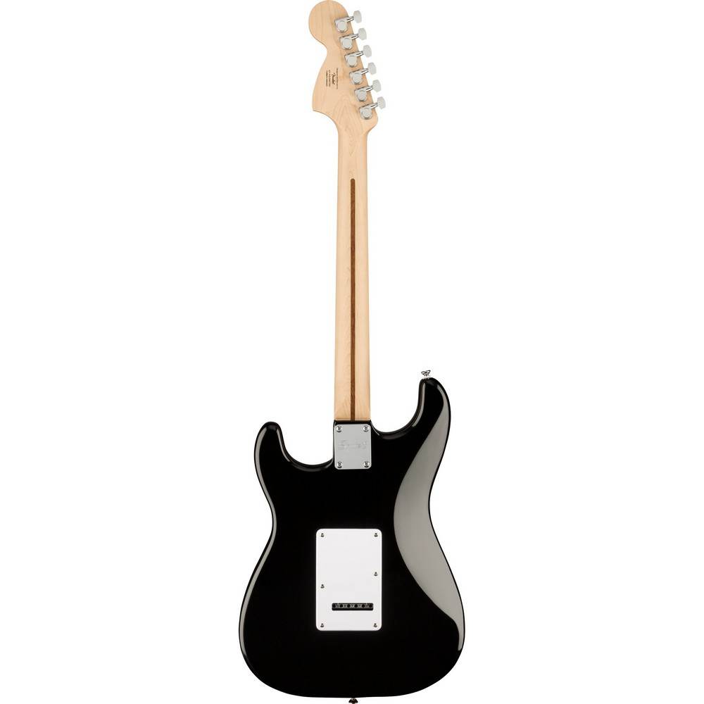Squier Affinity Series Stratocaster Electric Guitar, Maple Fingerboard - Black