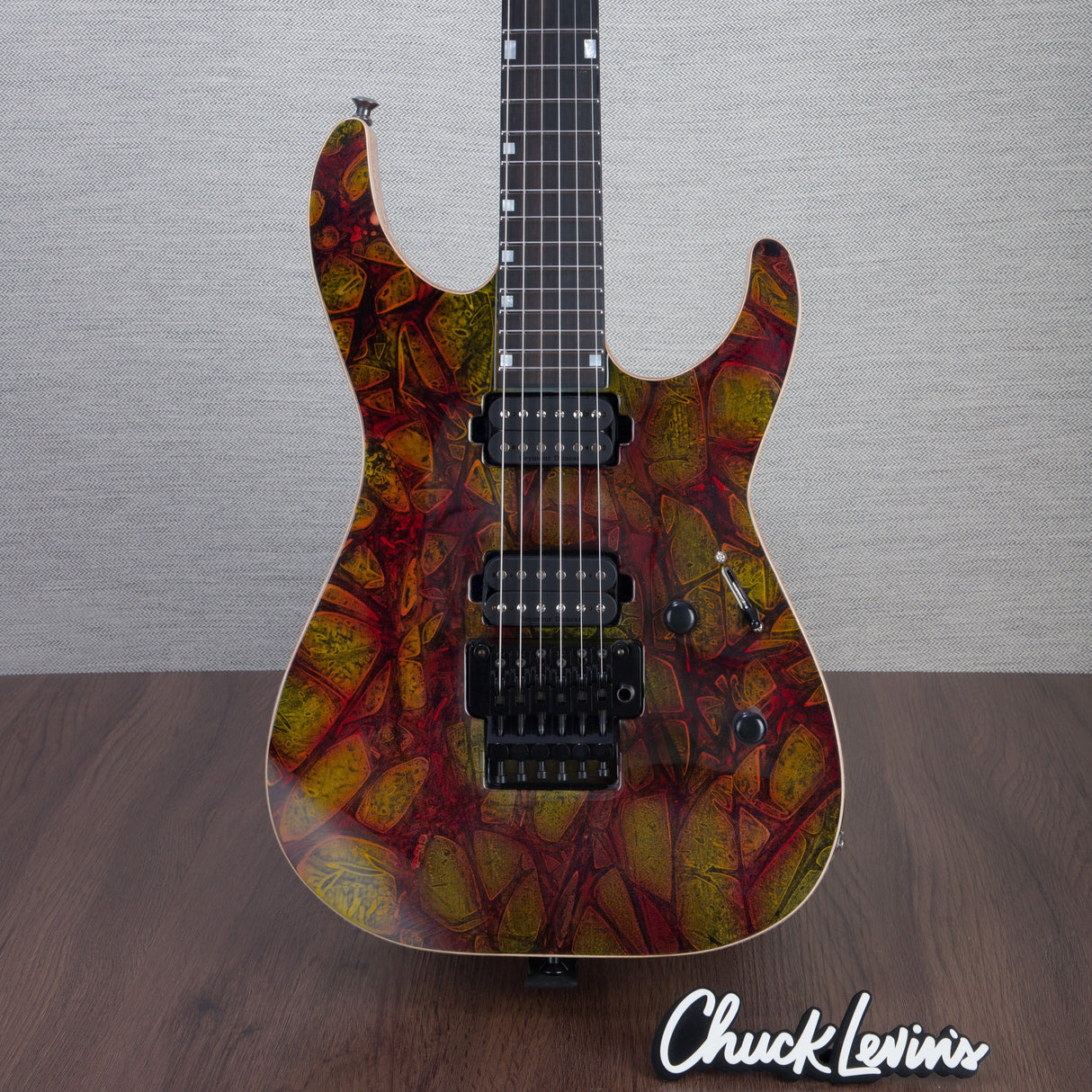 ESP USA M-II NTB FR Electric Guitar - Hellfire - #US24098