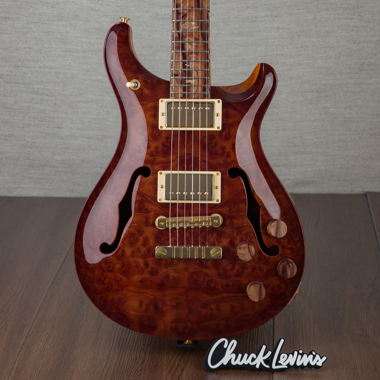 PRS Private Stock Hollowbody II McCarty 594 - Camphor Burl Natural - #220339747