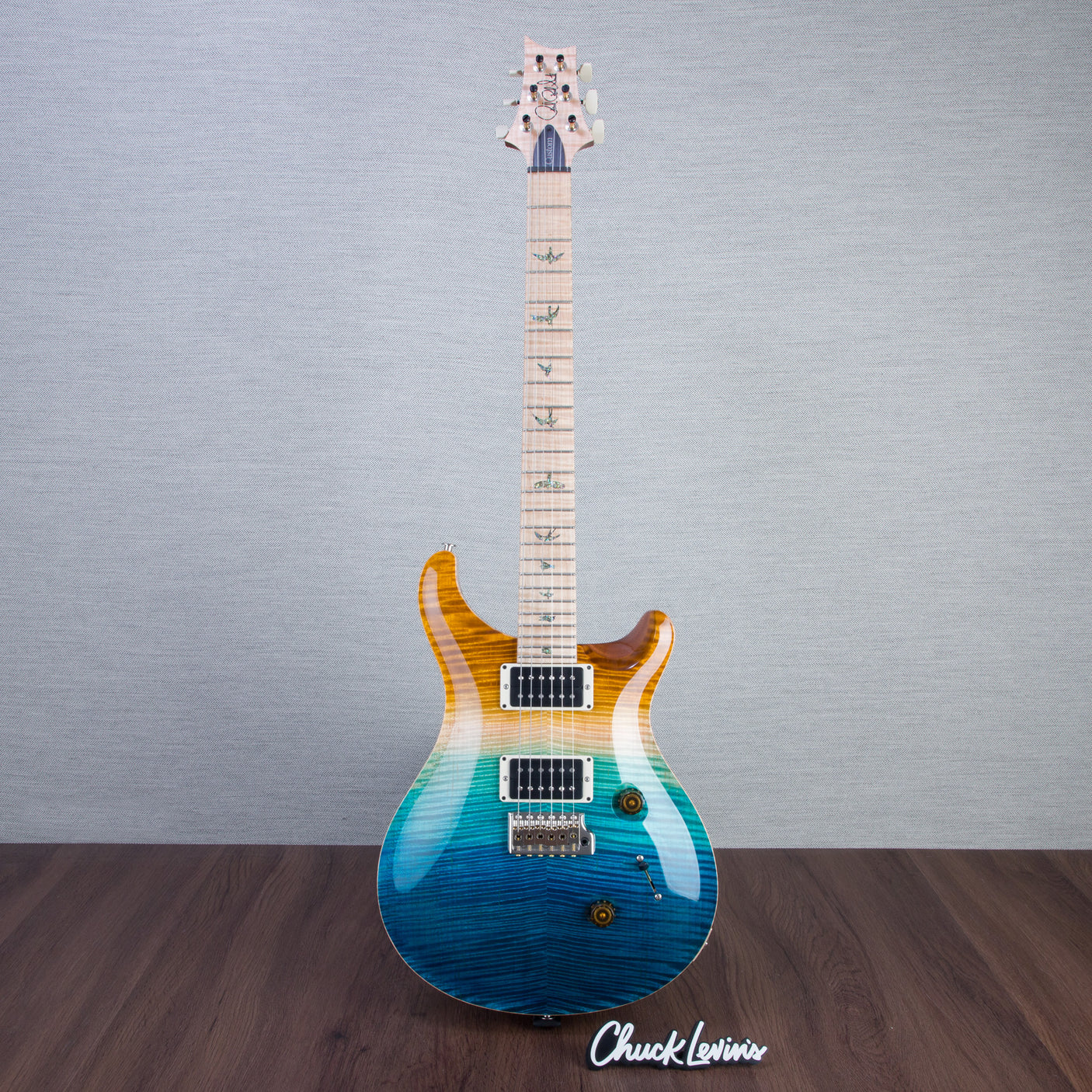 PRS Wood Library Custom 24 Electric Guitar - Private Stock Beach Fade Finish - CHUCKSCLUSIVE - #240383985 - 2024